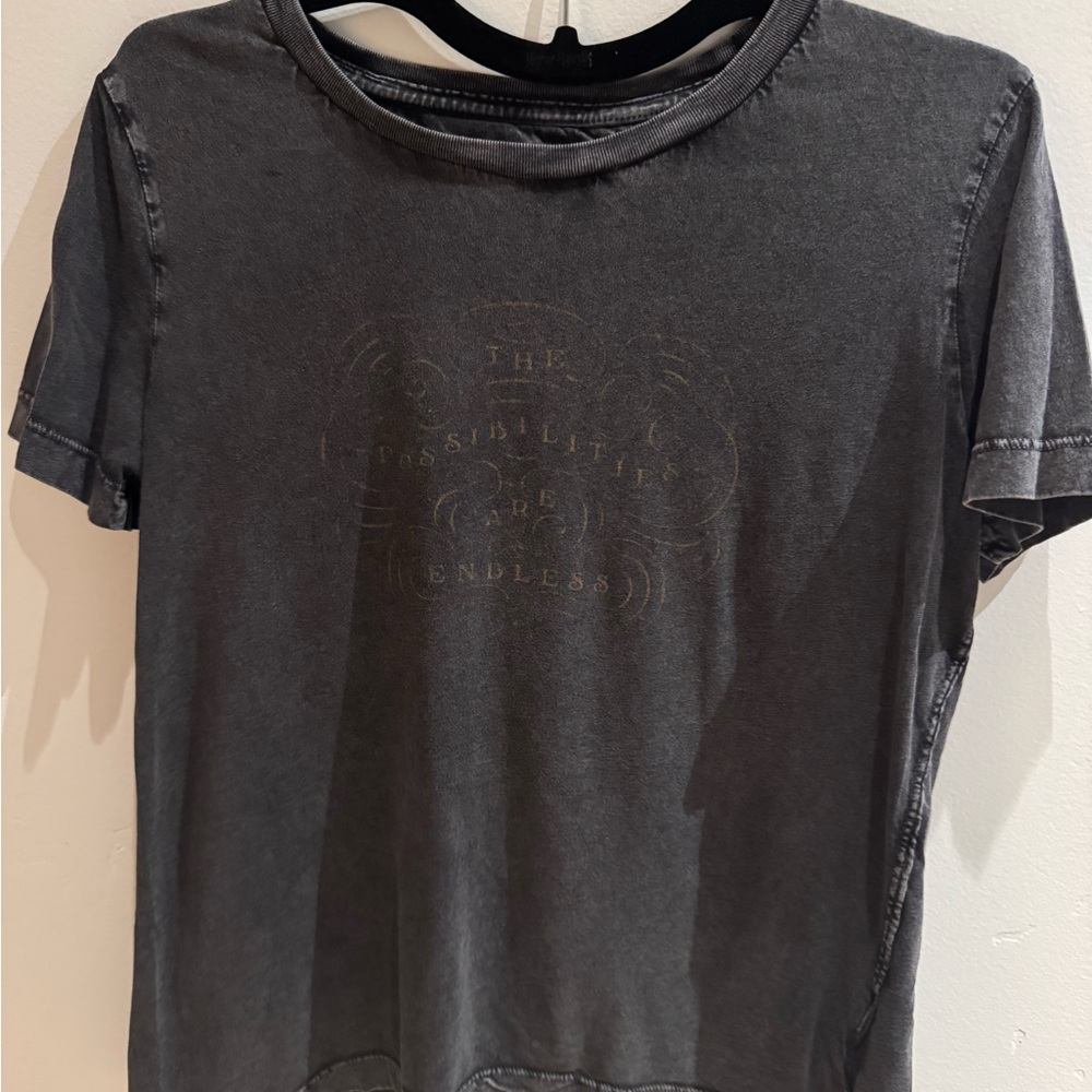 Women's Gray Graphic Tee